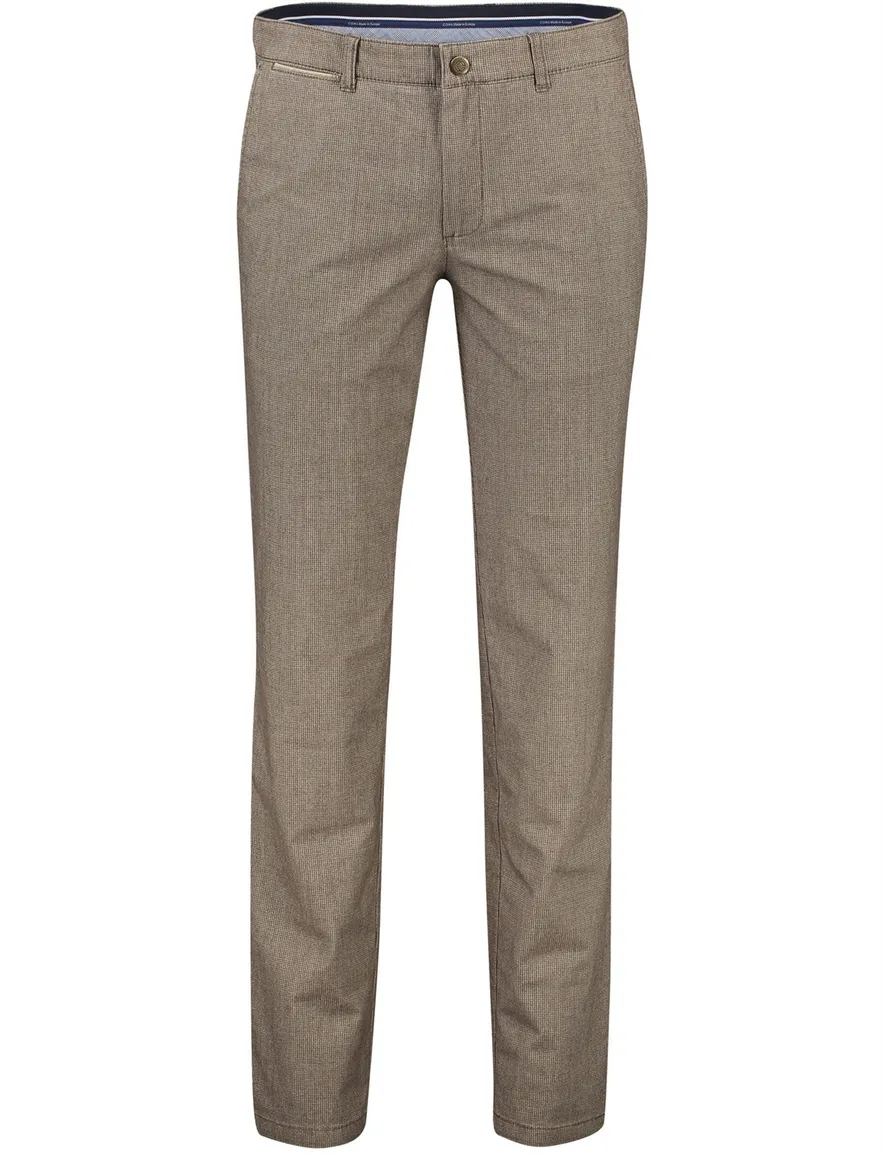 COM4 modern chino collection pantalon bruin