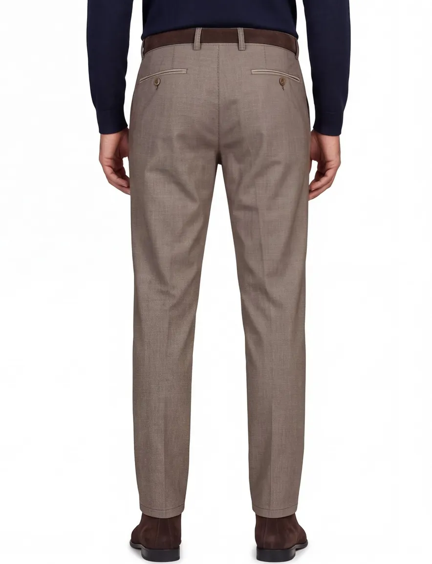 COM4 modern chino collection pantalon bruin