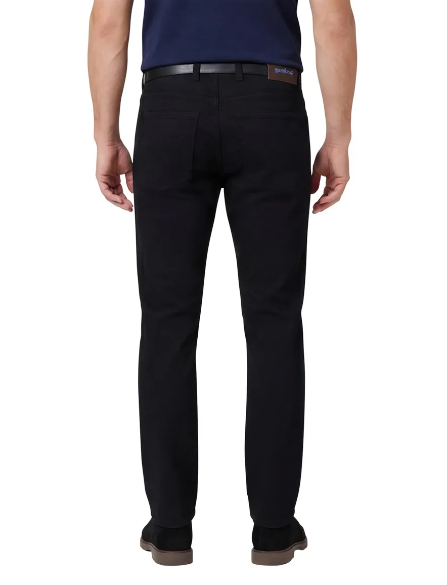 Gardeur broek 5-pocket zwart