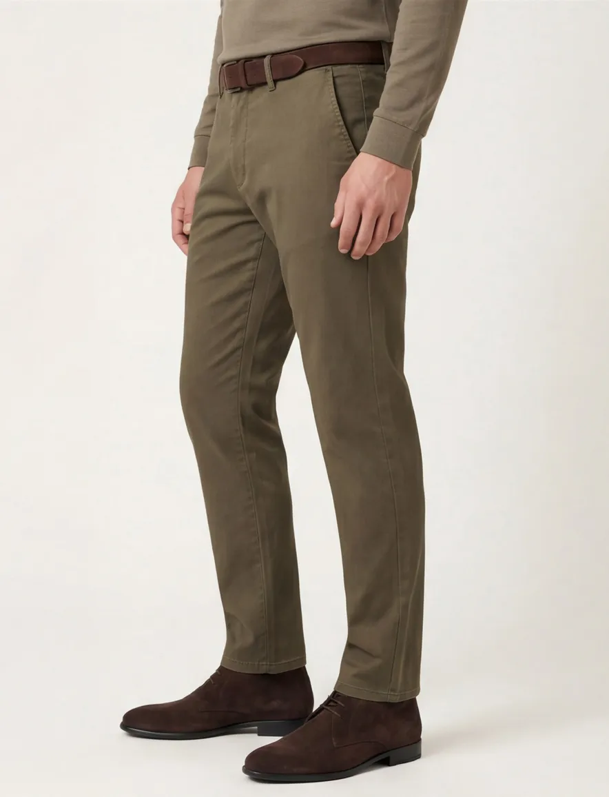 Gardeur pantalon bobby modern fit khaki
