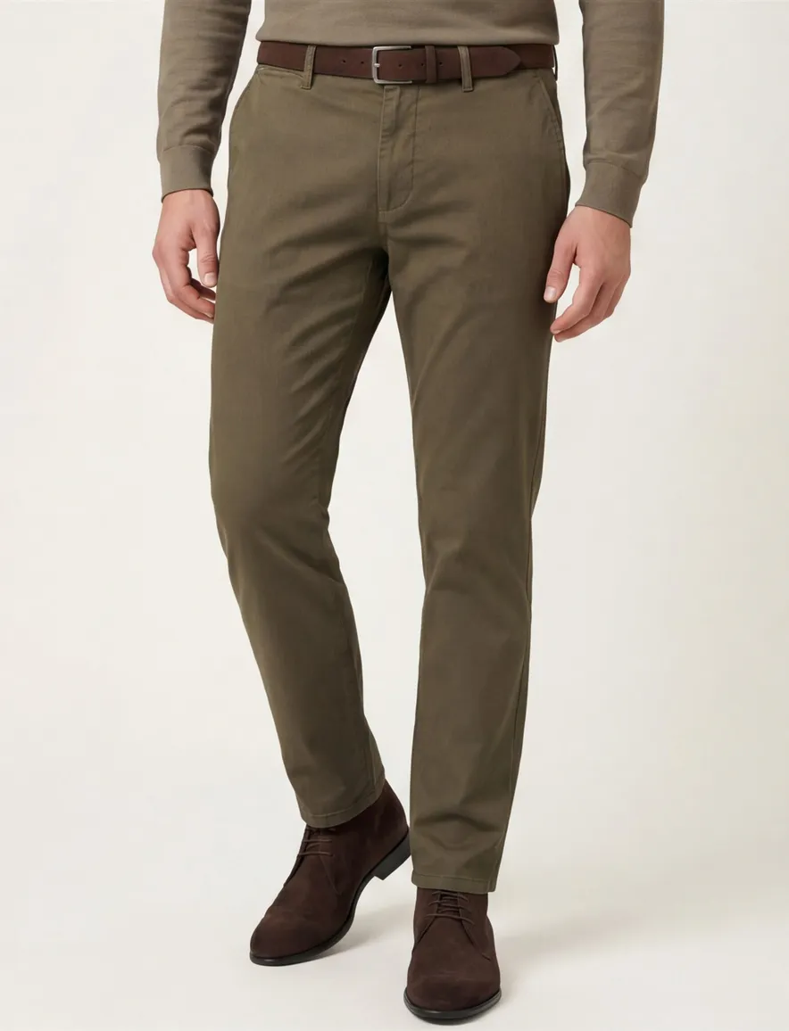 Gardeur pantalon bobby modern fit khaki