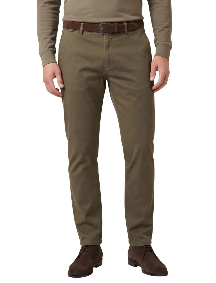 Gardeur pantalon bobby modern fit khaki