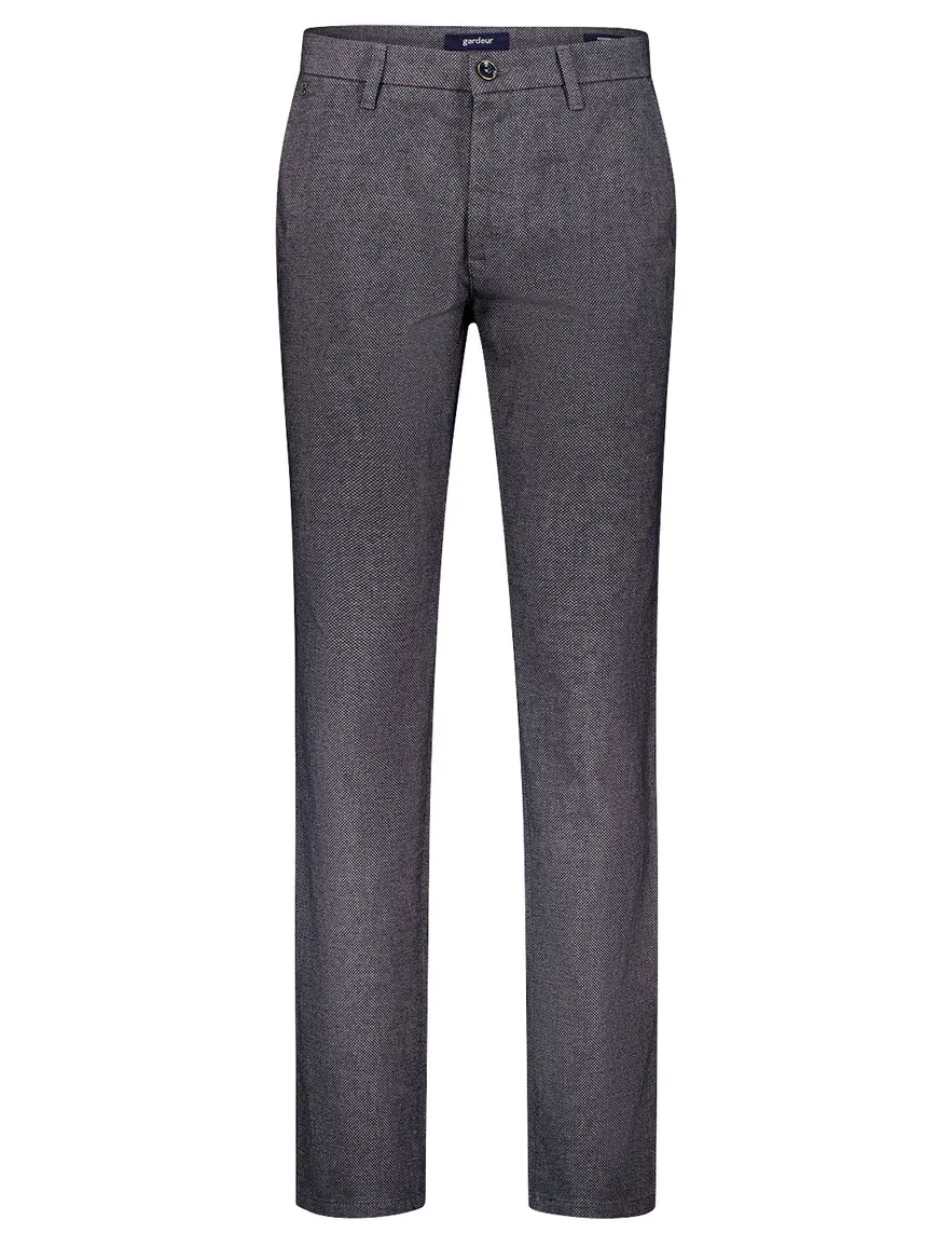 Gardeur katoenen broek grijs