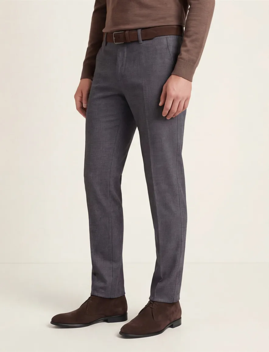 Gardeur katoenen broek grijs