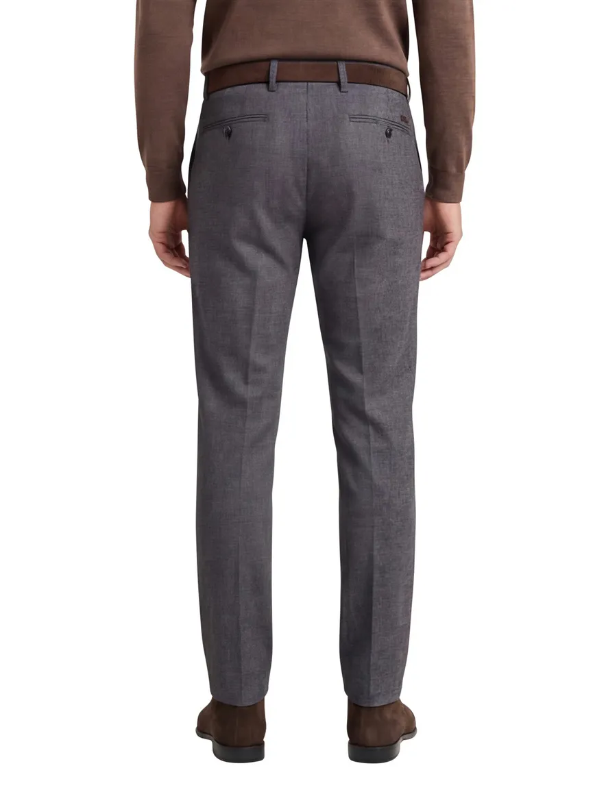 Gardeur katoenen broek grijs