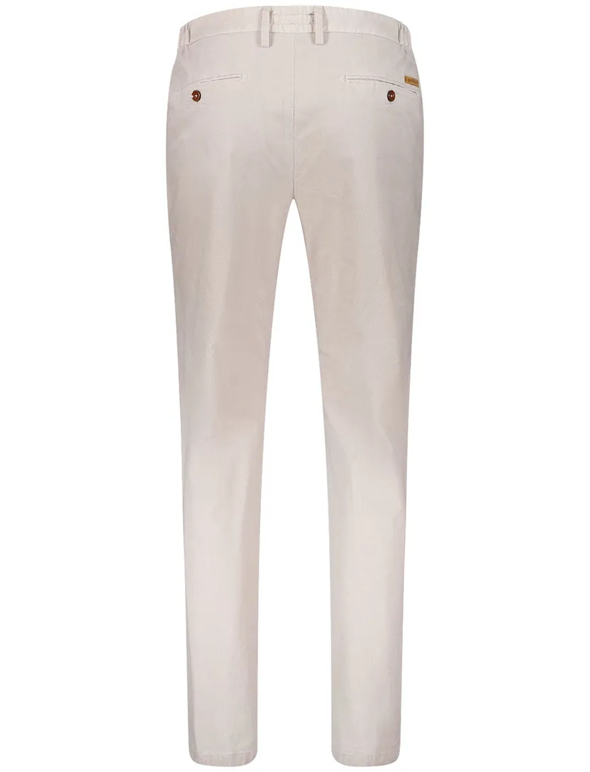Gardeur pantalon normale fit effen beige