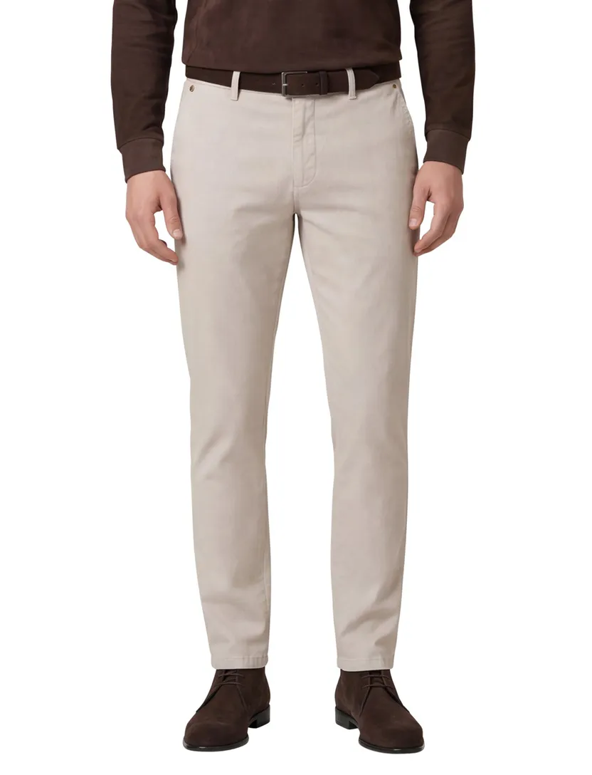 Gardeur pantalon normale fit effen beige