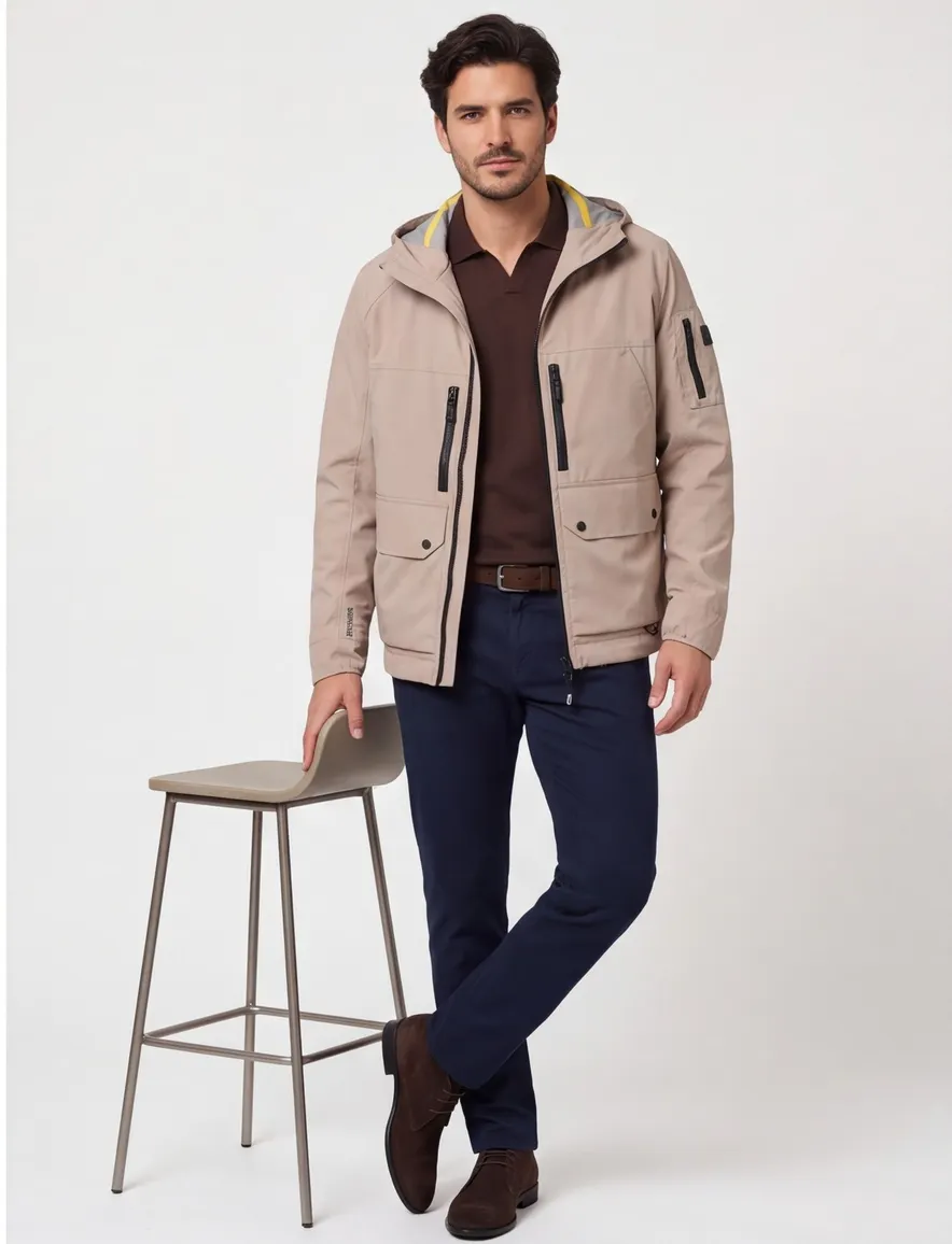Camel Active tussenjas waterdicht beige