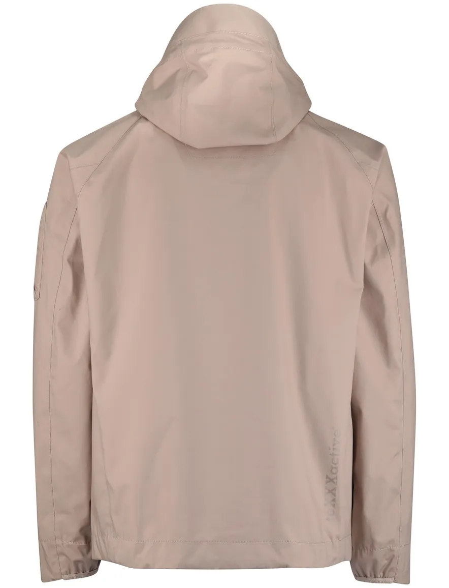 Camel active tussenjas effen beige normale fit katoen
