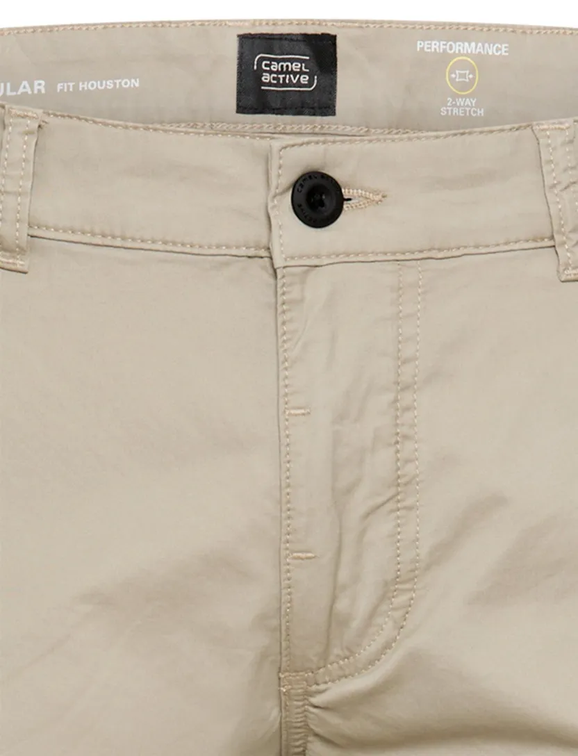 Korte broek camel active beige