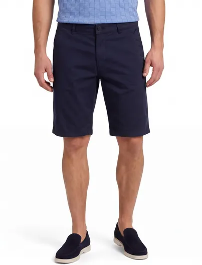 Camel Active Camel Active Houston chino shorts donkerblauw