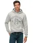 Superdry hoodie wit katoen opdruk geprint