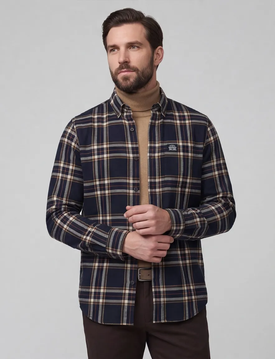 Overshirt donkerblauw Superdry