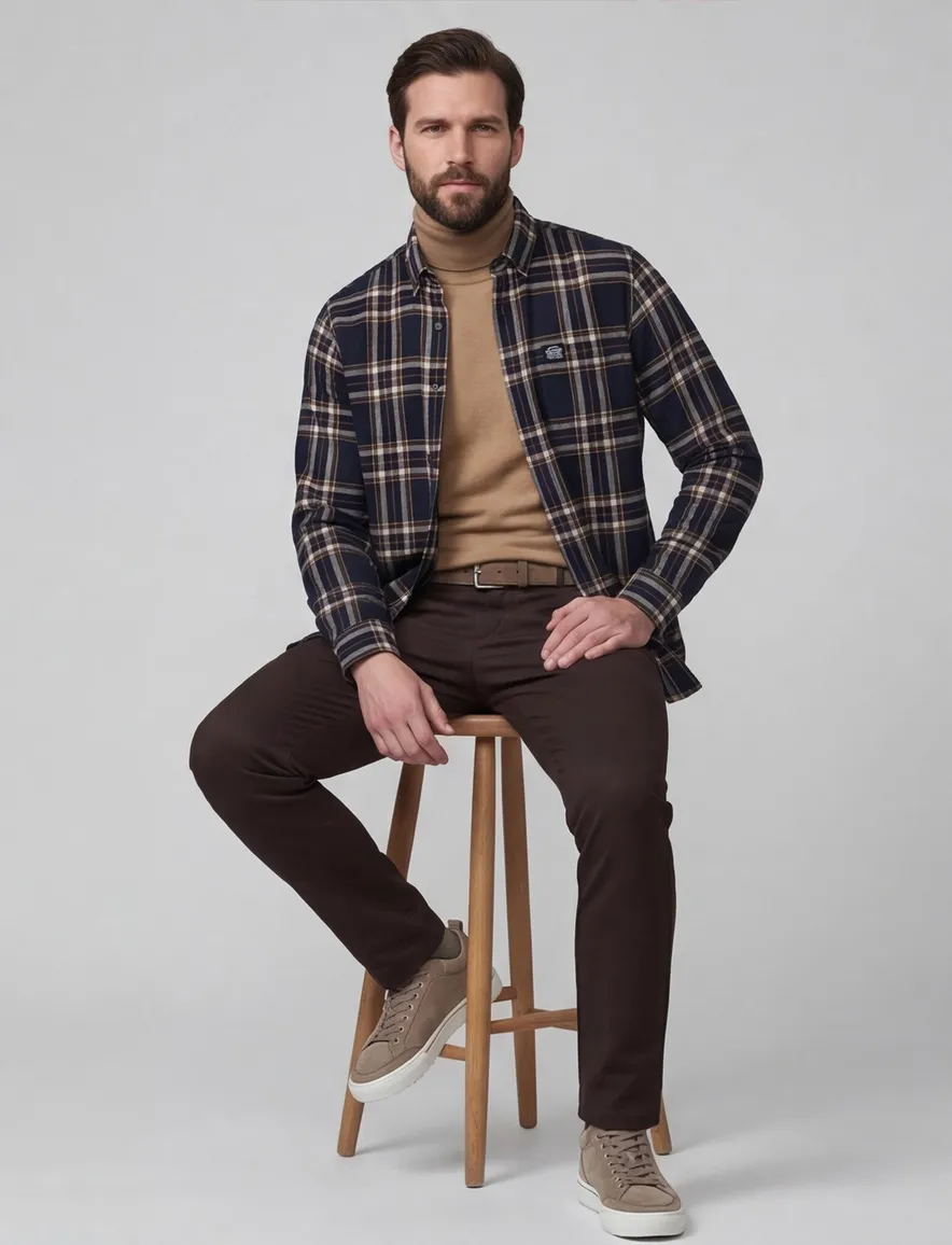Overshirt donkerblauw Superdry