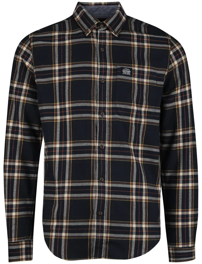 Overshirt Superdry donkerblauw