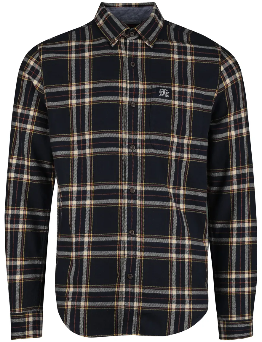 Superdry Overshirt donkerblauw