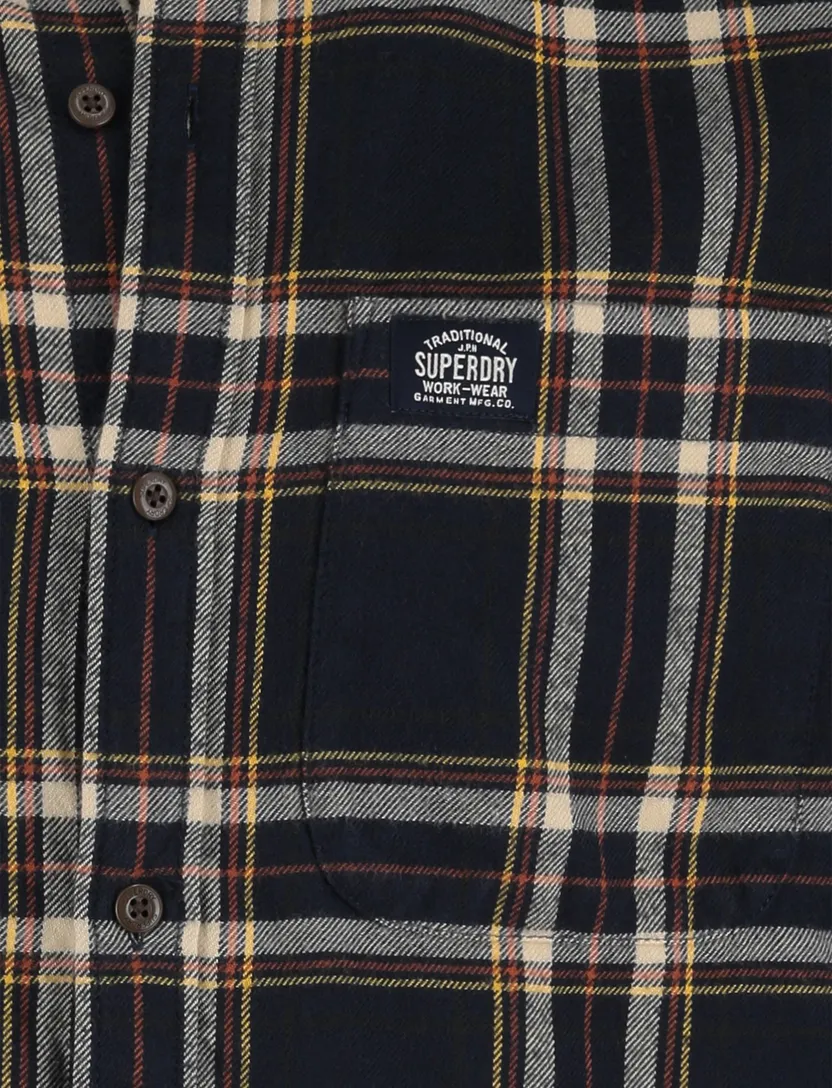 Overshirt Superdry donkerblauw