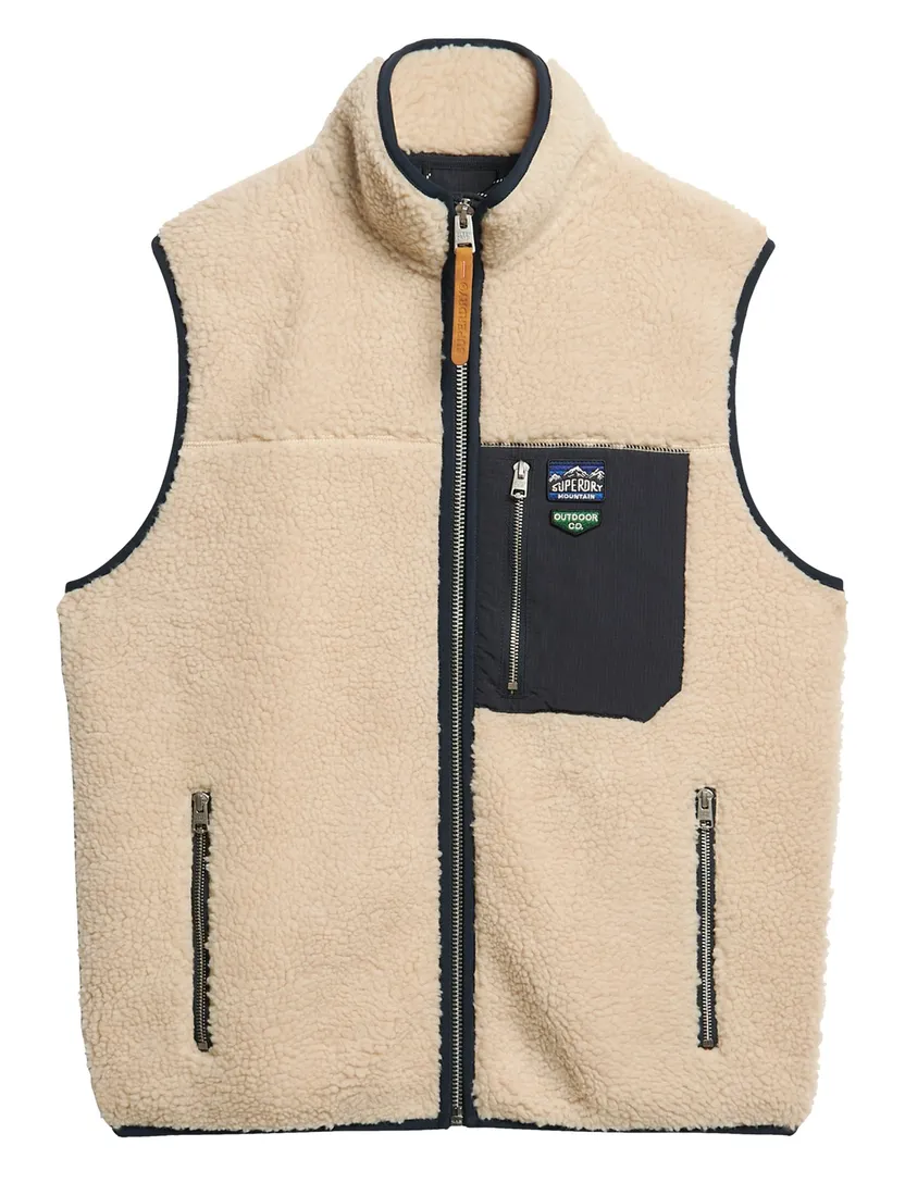 bodywarmer Superdry beige