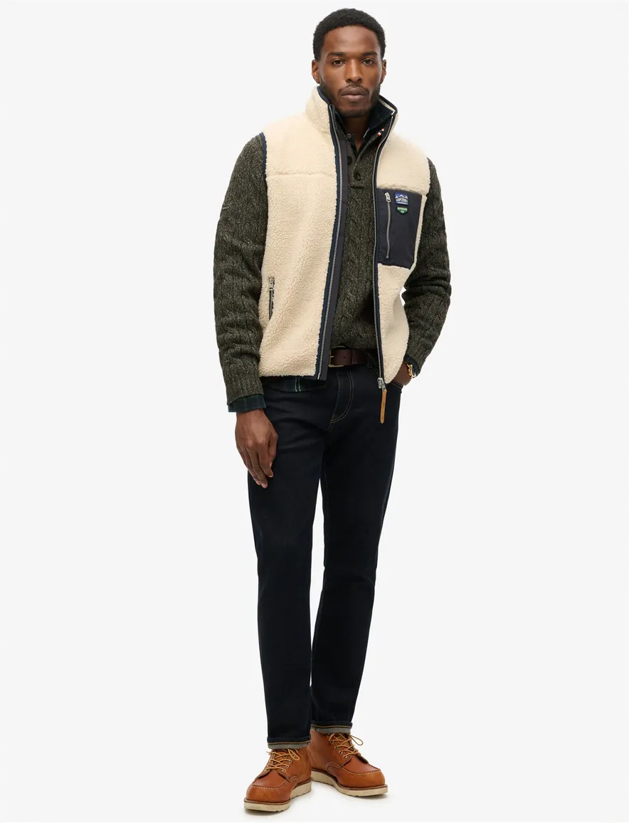 bodywarmer beige Superdry