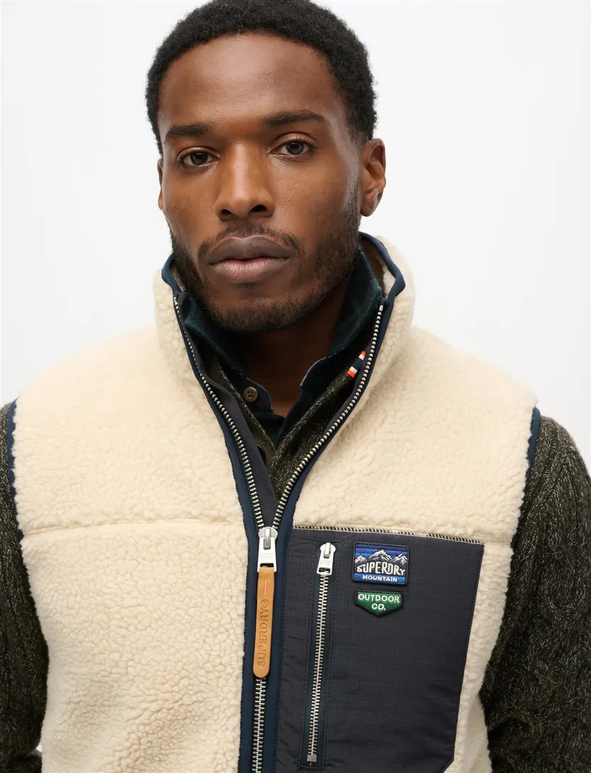 bodywarmer Superdry beige