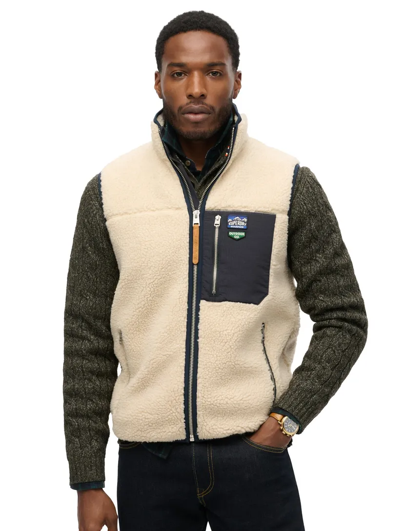 bodywarmer Superdry beige
