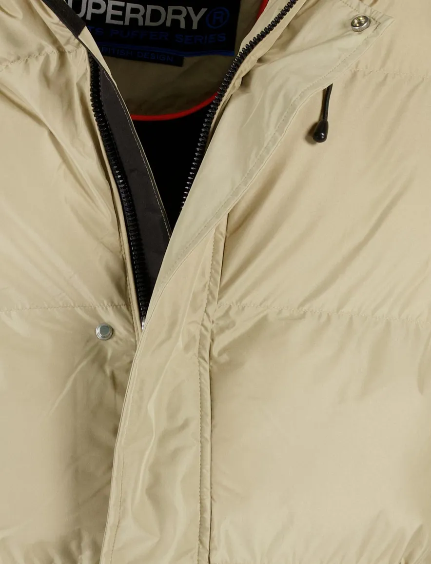 Superdry winterjas beige