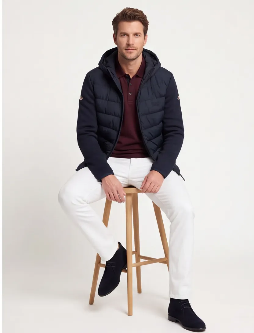 tussenjas Superdry donkerblauw