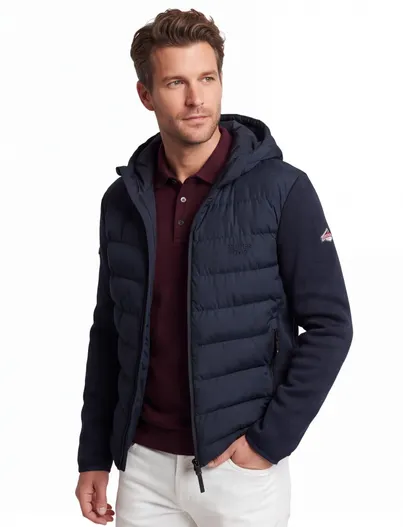 Superdry tussenjas Superdry donkerblauw