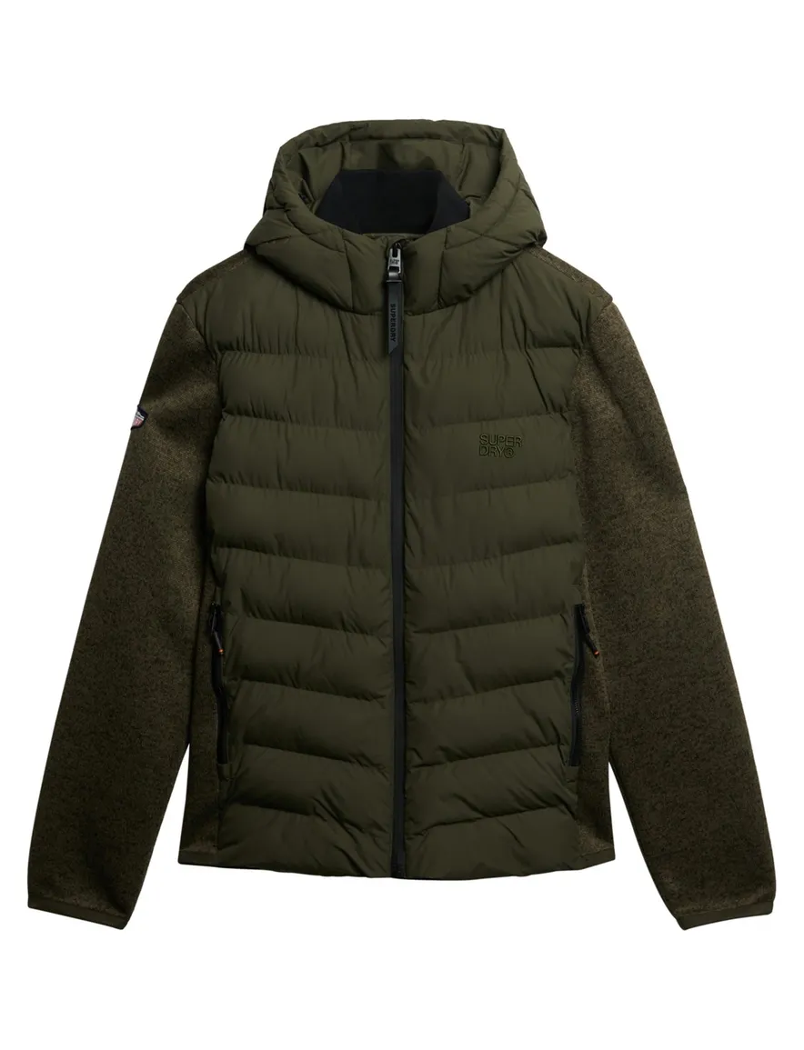 Superdry tussenjas groen puffer