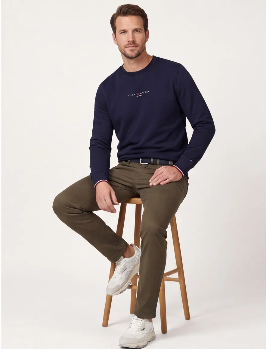 Tommy Hilfiger sweater donkerblauw