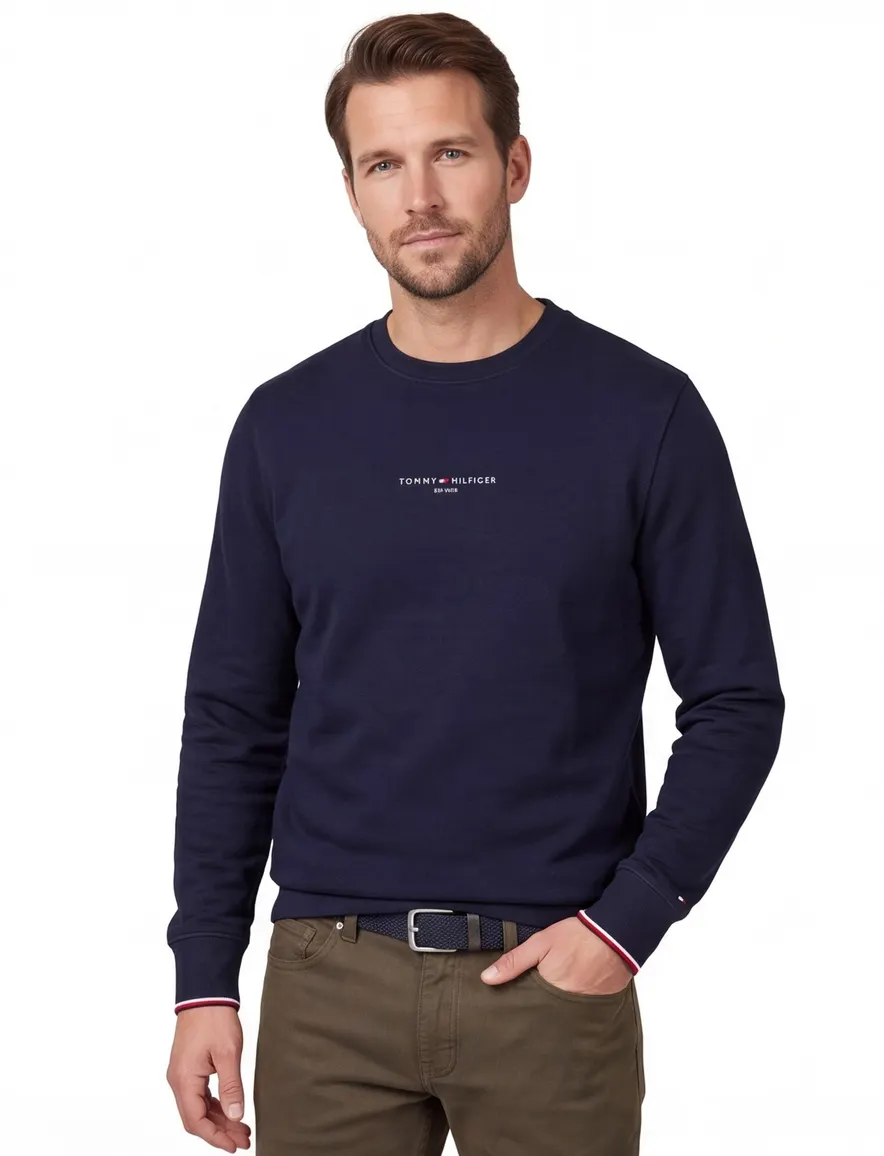 Tommy Hilfiger sweater donkerblauw