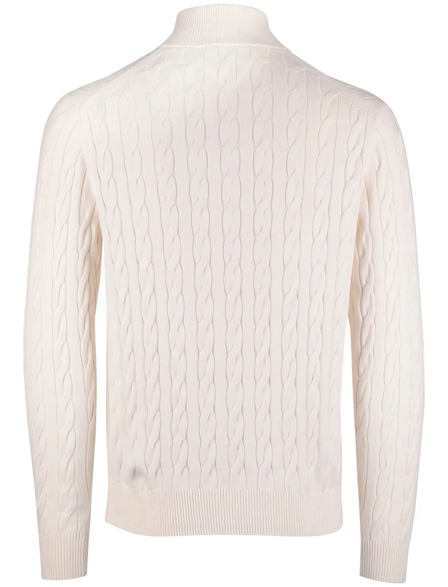 Tommy Hilfiger trui effen creme normale fit