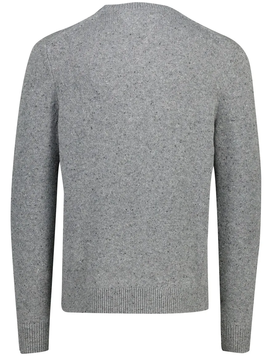 Lamswollen trui Tommy Hilfiger grijs