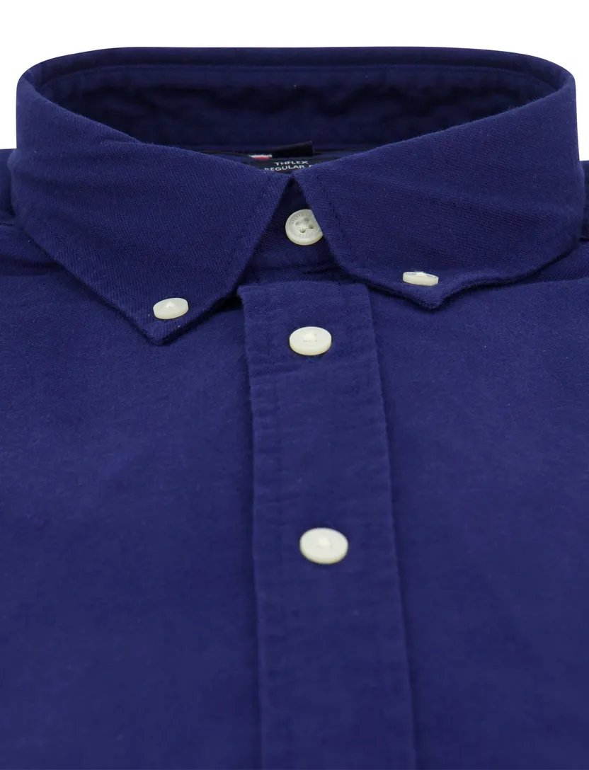 casual overhemd Tommy Hilfiger Regular Fit donkerblauw