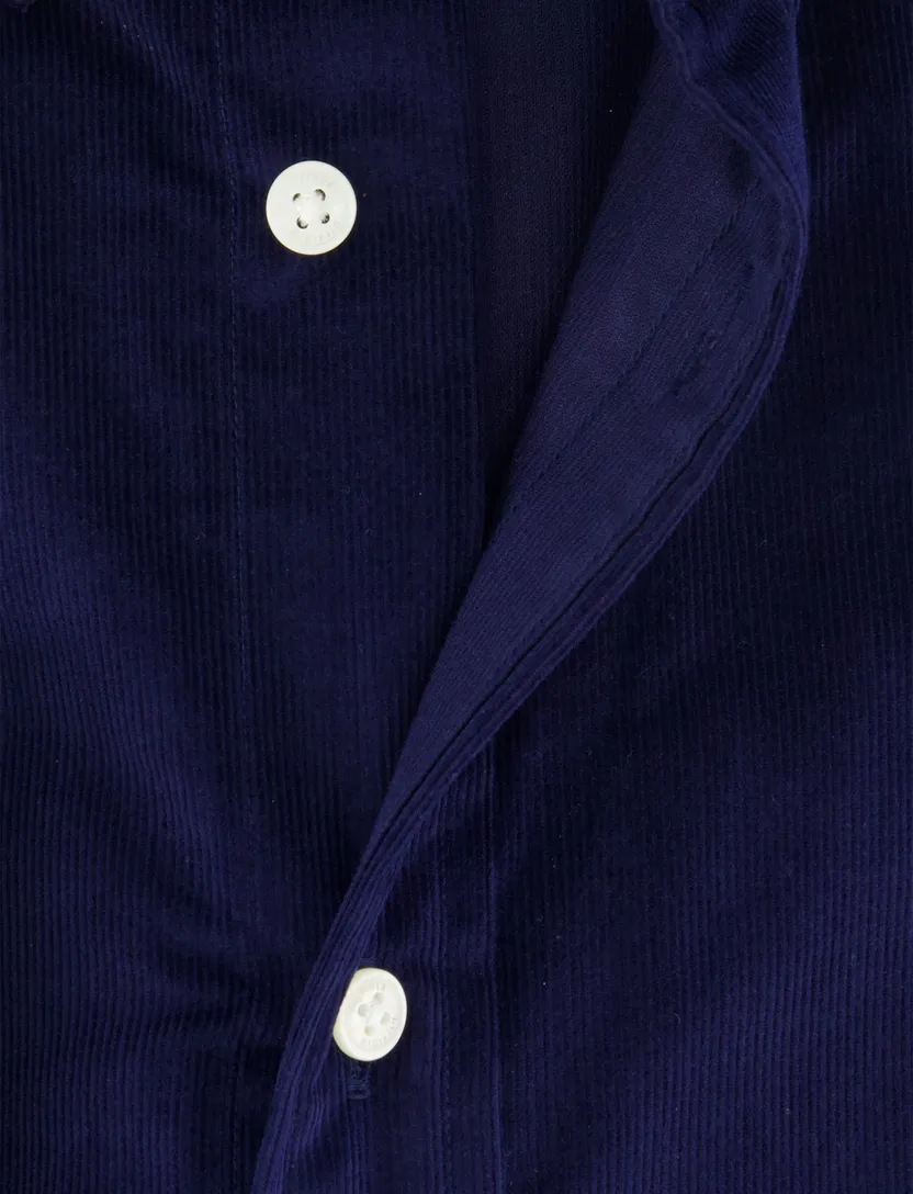 Tommy Hilfiger overhemd navy regular fit lange mouw