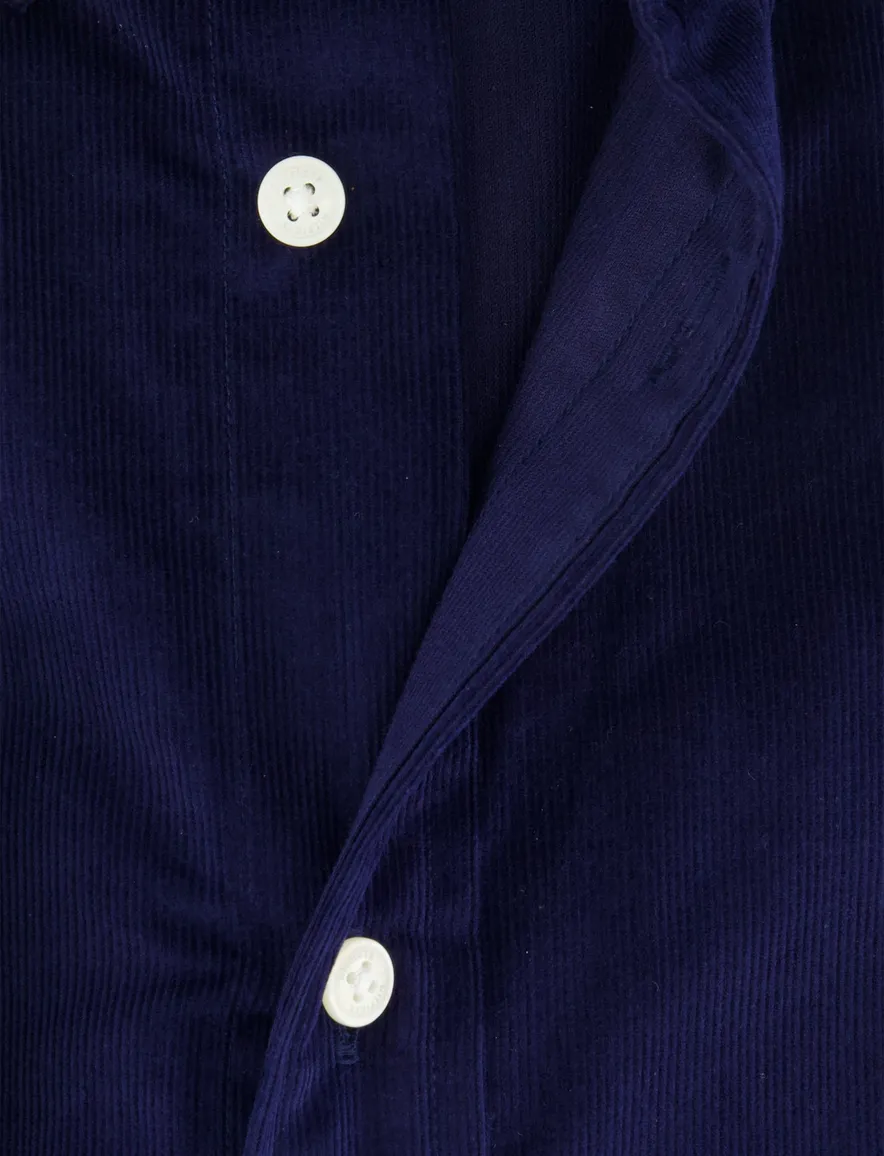 Tommy Hilfiger regular fit overhemd corduroy navy