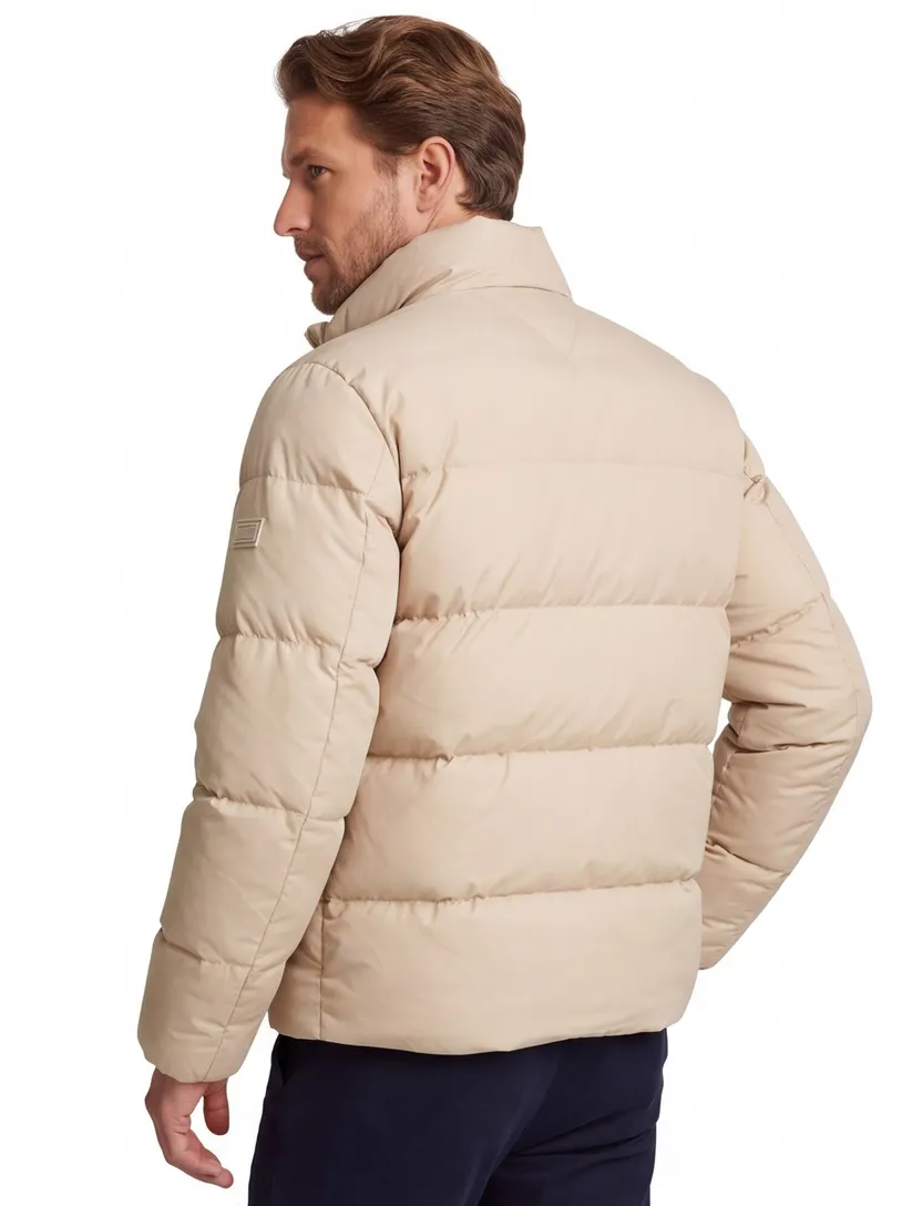 Puffer winterjas Tommy Hilfiger beige