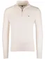 Tommy Hilfiger half zip trui creme katoen