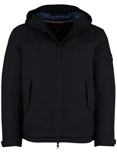 Tommy Hilfiger Tommy Hilfiger Winterjas Donkerblauw kort effen