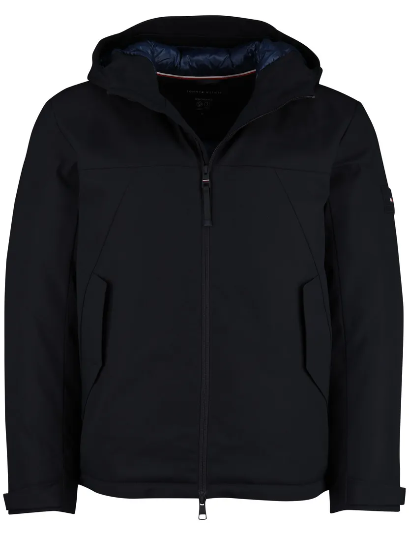 Tommy Hilfiger Winterjas Donkerblauw kort polyester