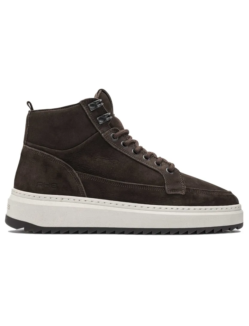 Sneakers Rehab bruin nubuck leer rubberzool