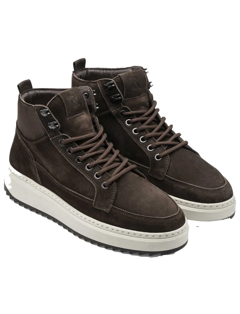 Sneakers Rehab bruin nubuck leer rubberzool