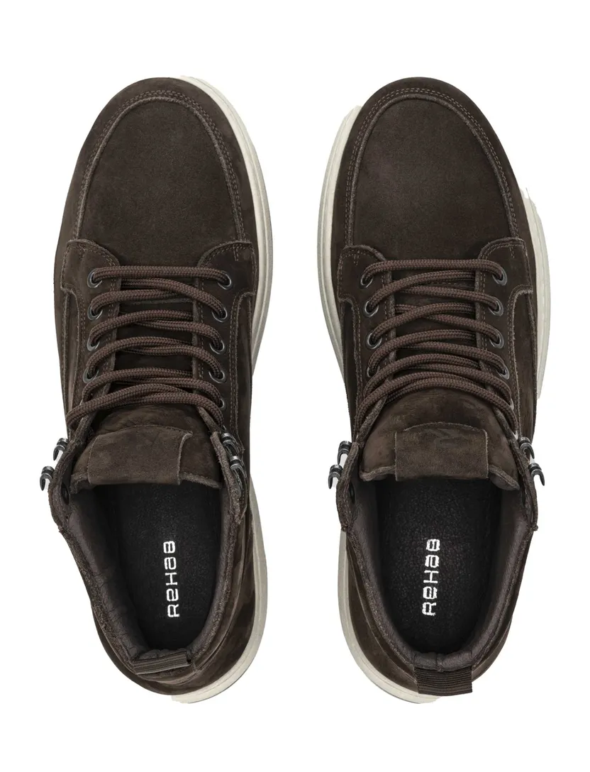 Sneakers Rehab bruin nubuck leer rubberzool