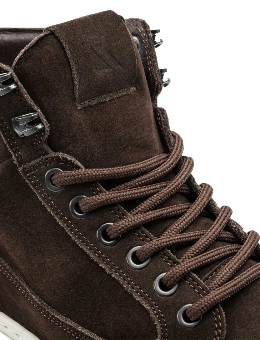 Sneakers Rehab bruin nubuck leer rubberzool