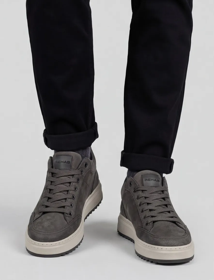 Rehab Russel Nub sneakers grijs