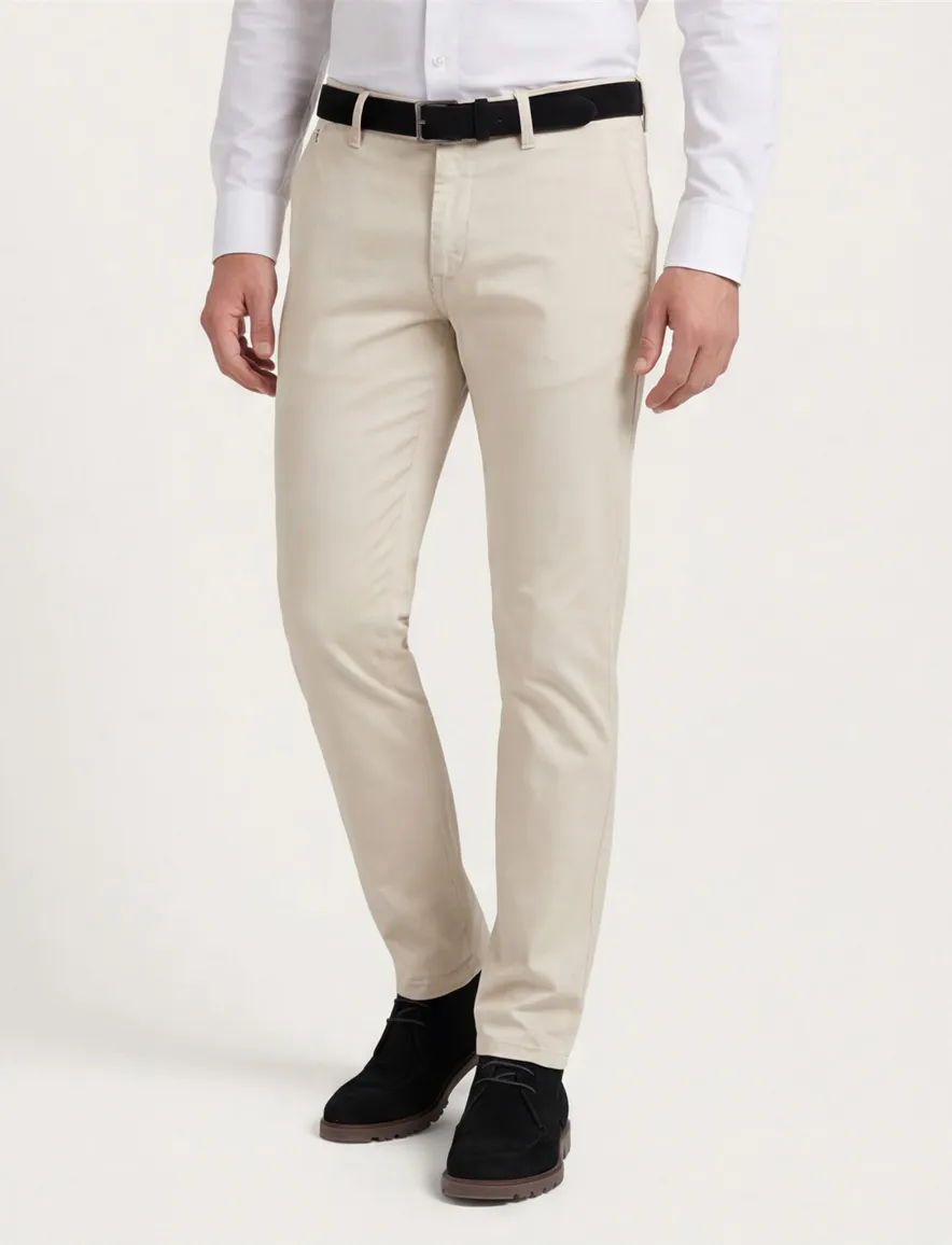 Pantalon chino beige Replay Grover