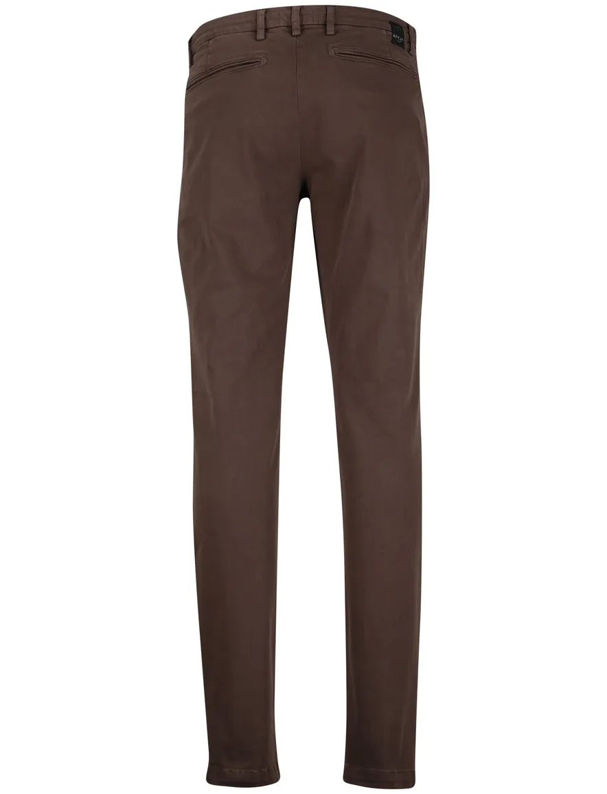 Replay chino bruin katoen