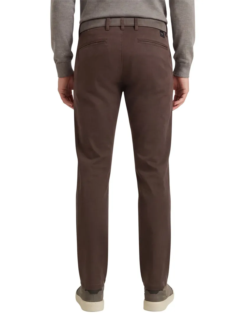 Replay Benn pantalon chino bruin katoen