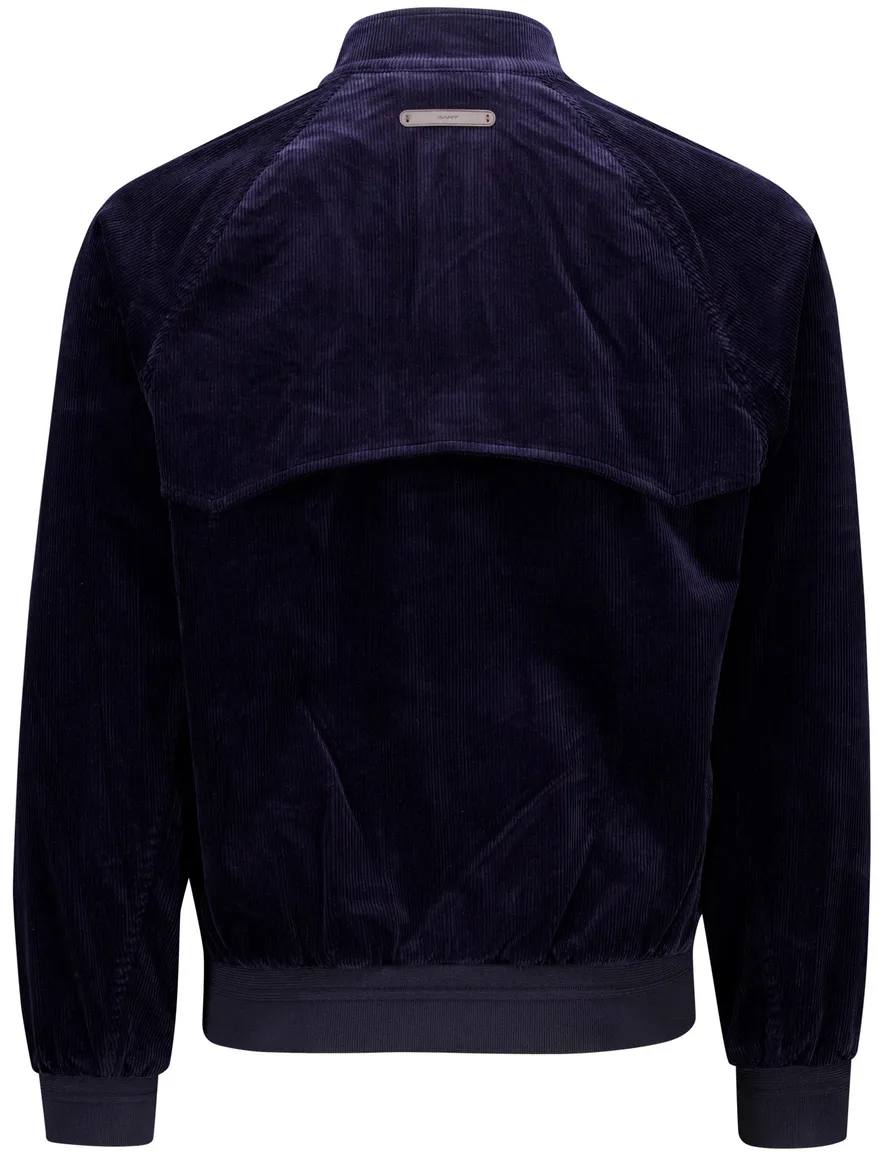 Gant tussenjas navy corduroy Harrington katoen