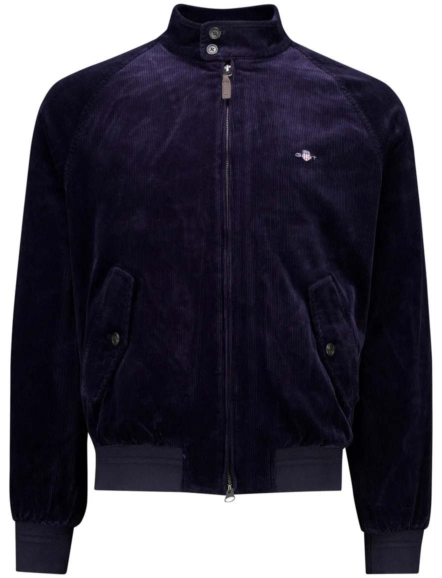 Gant tussenjas navy corduroy Harrington